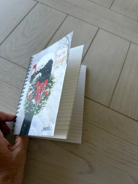 Holiday Post Spiral Notebook 5" x 7"