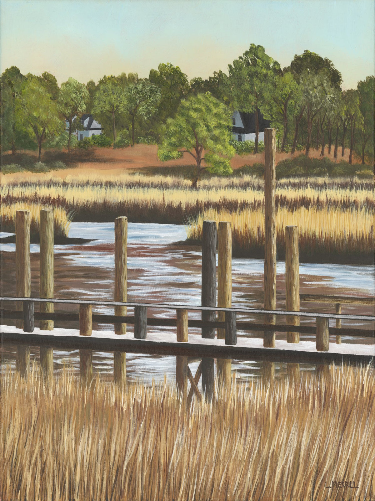 Calabash River Watch, giclee print by Linda Merrill