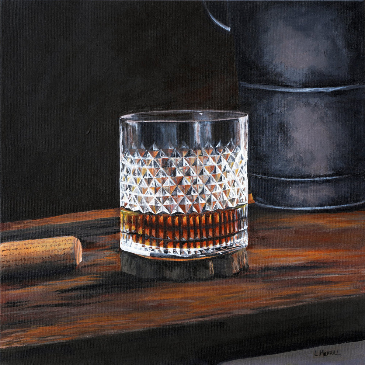 Crystal Clear, giclee print by Linda Merrill