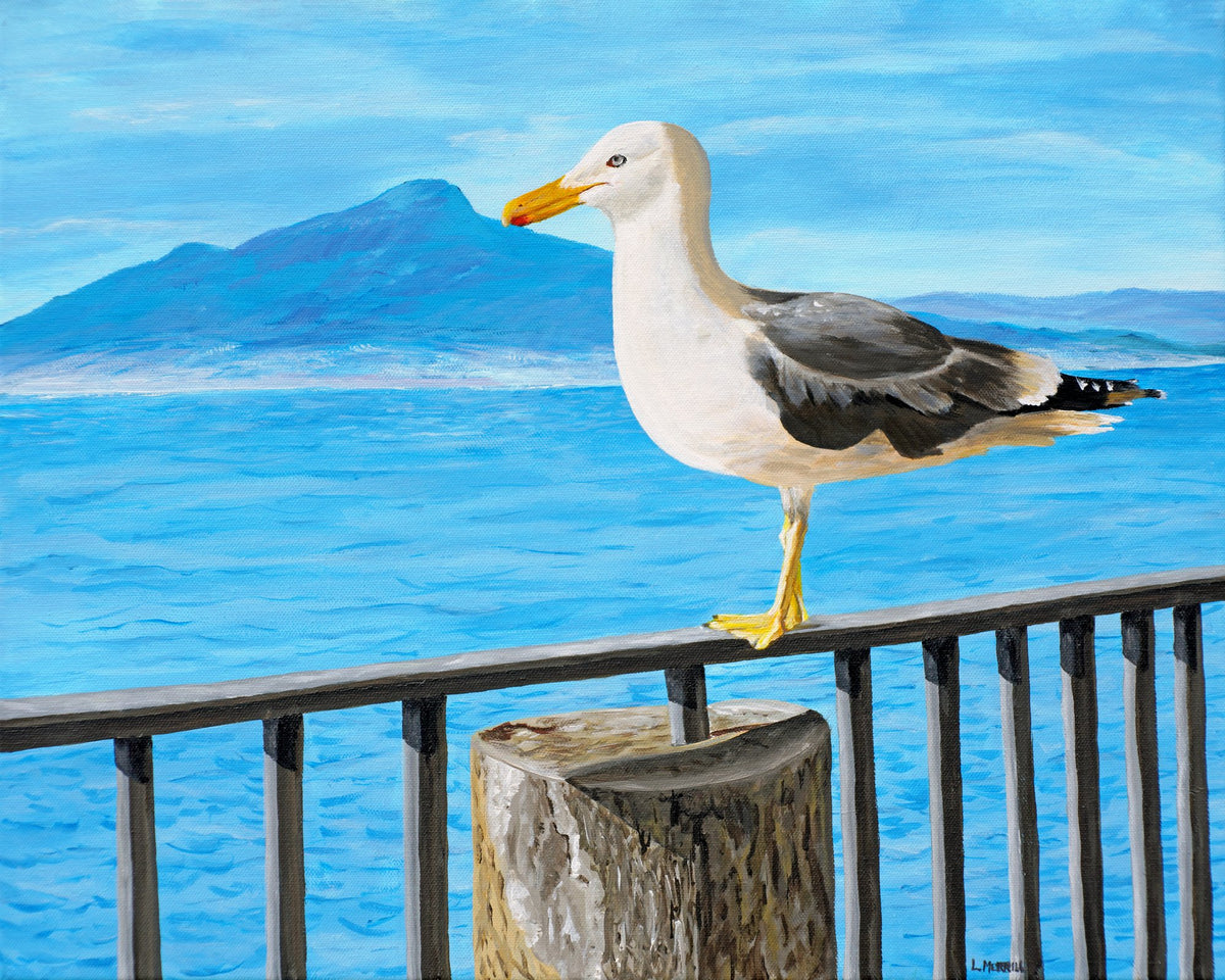 Sorrento Sea Breeze, giclee print by Linda Merrill