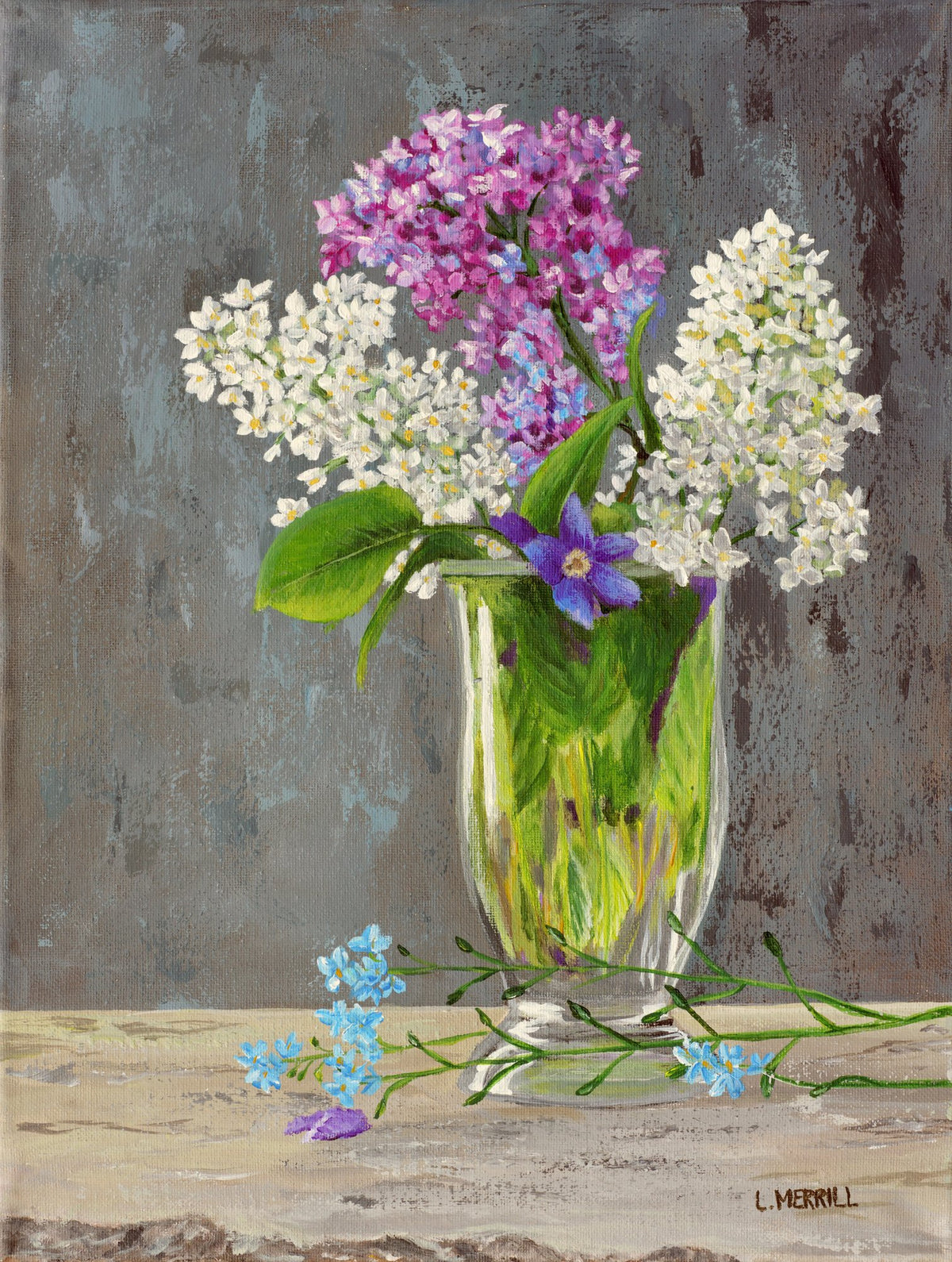 Spring has Sprung, giclee print by Linda Merrill