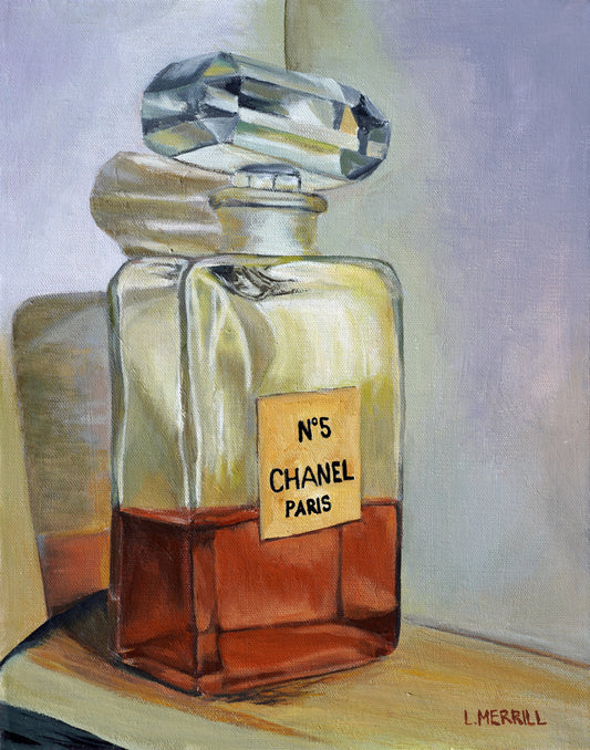 Chanel No 5  - 11 x 14 (Original Painting)