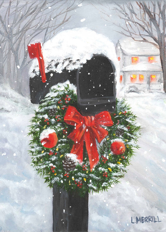 Holiday Post Spiral Notebook 5" x 7"