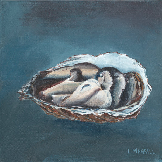 Oyster 1  - 8 x 8 (Original Painting)