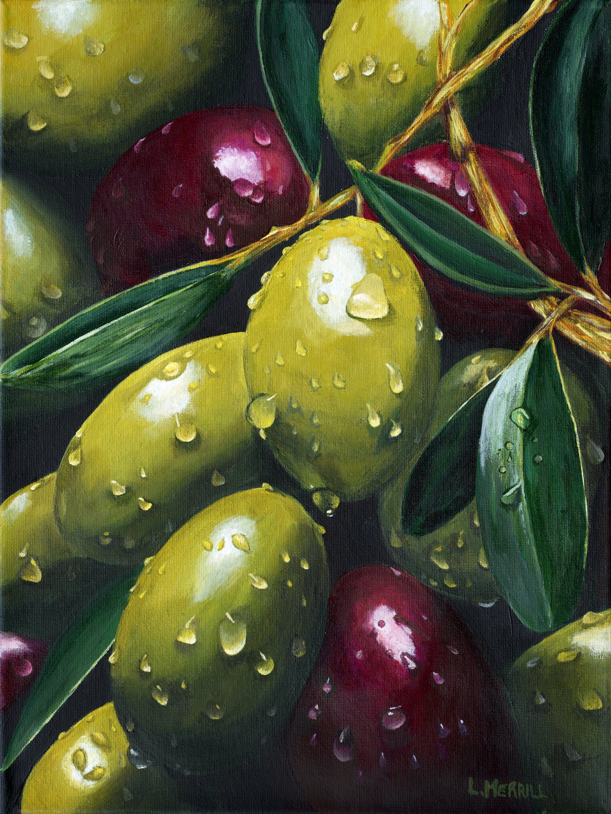 Morning in Tuscany, giclee print by Linda Merrill