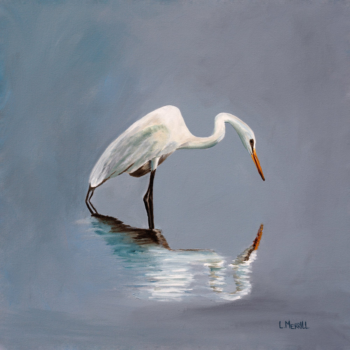Reflections, giclee print by Linda Merrill