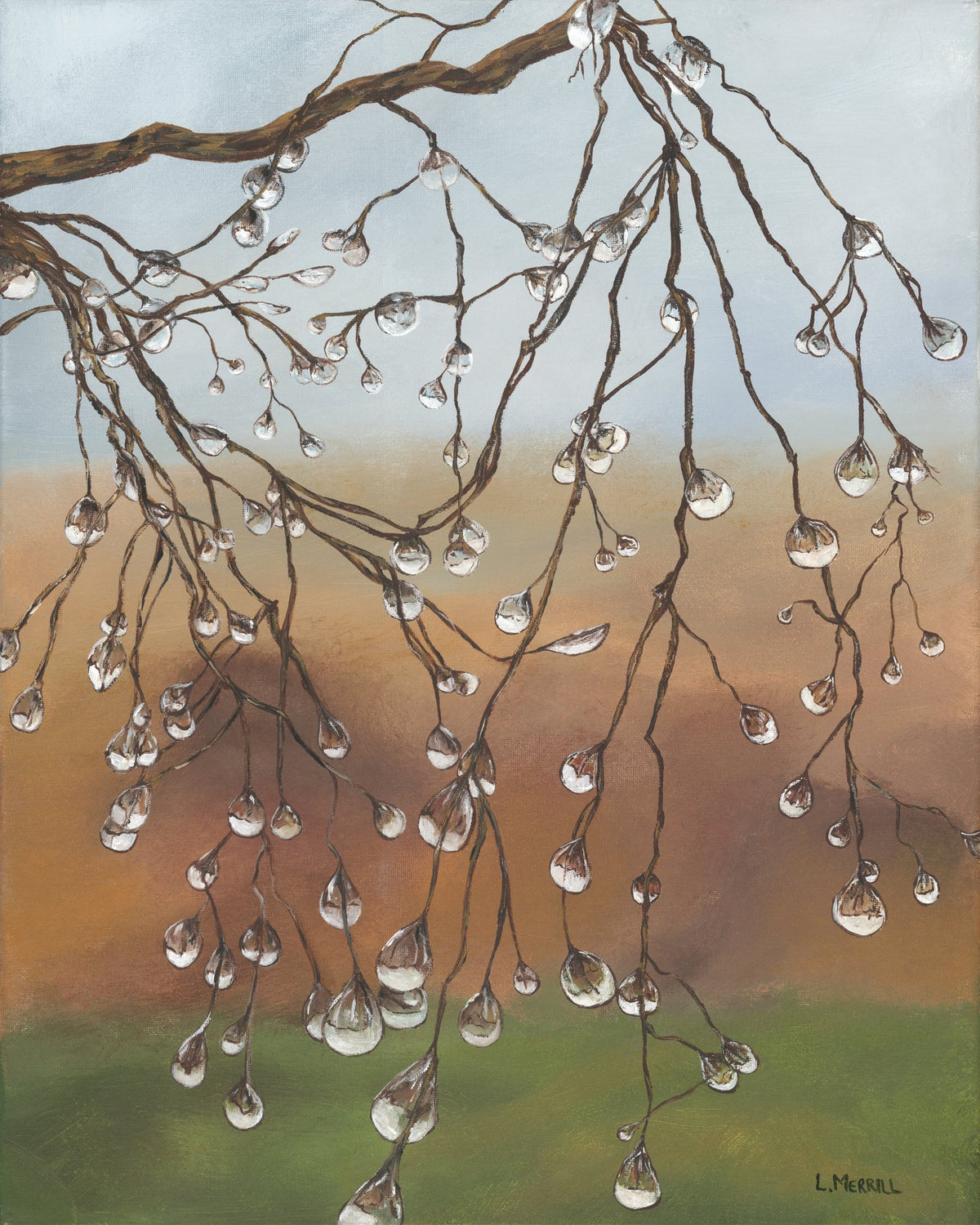 Weeping Hour, giclee print by Linda Merrill